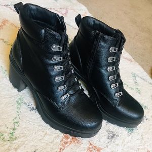 No Boundaries Block Heel Booties